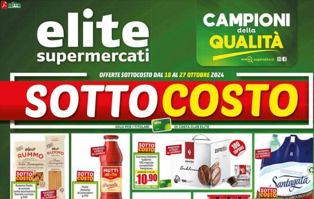 volantino elite ottobre